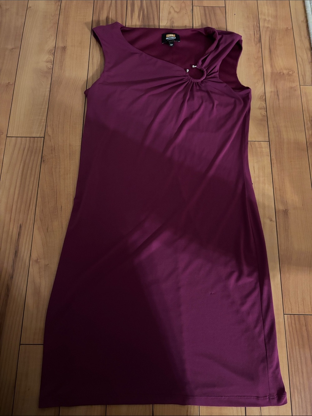 Michaels Sleeveless Midi Dress in Plum